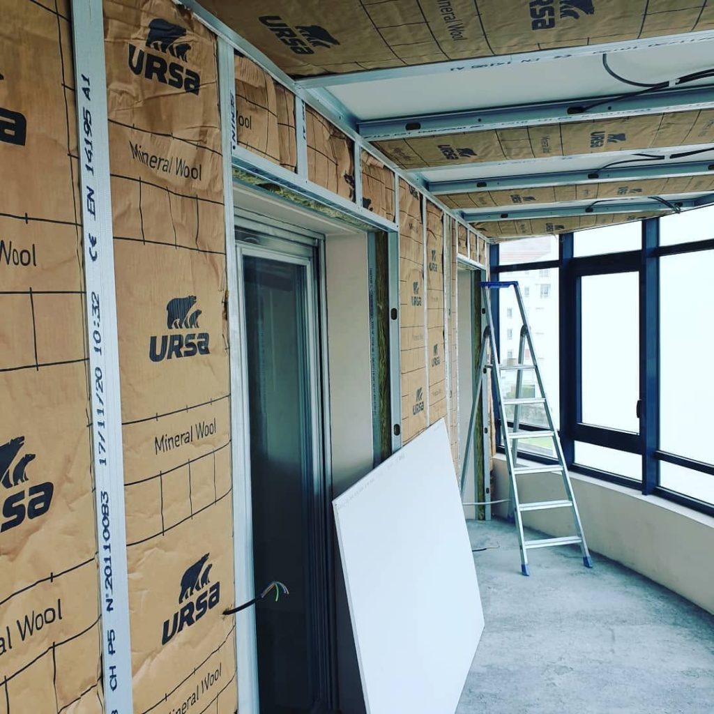 Plâtrerie pour rénovation de locaux professionnels à Lyon.